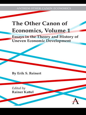 cover image of The Other Canon of Economics, Volume 1